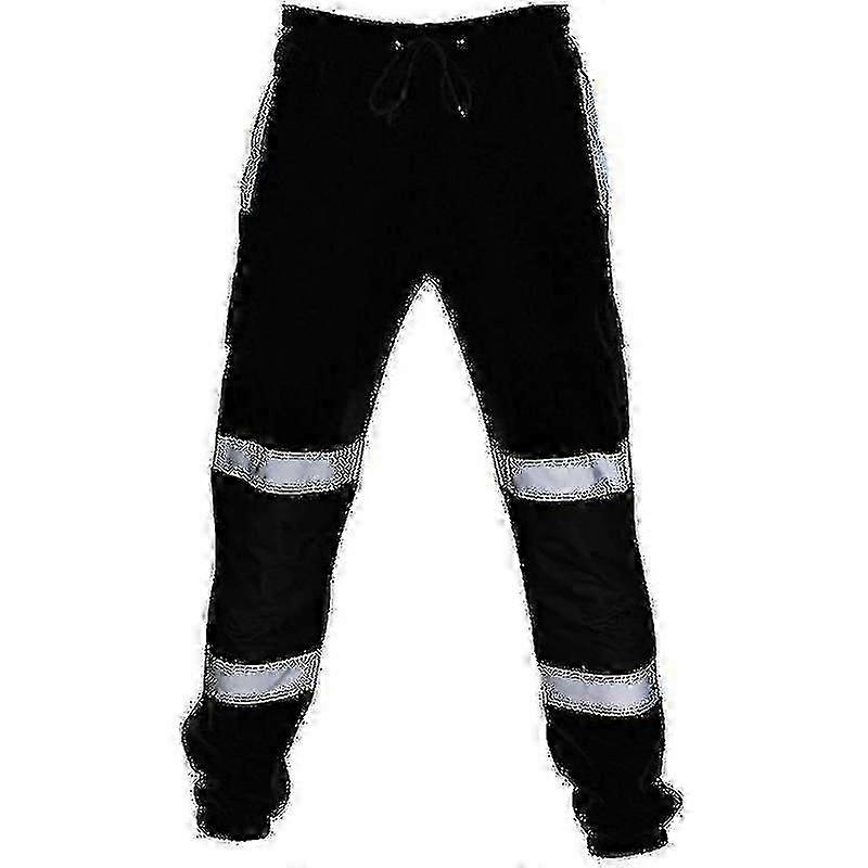 Hi vis sweatpants for adults with elastic waist
