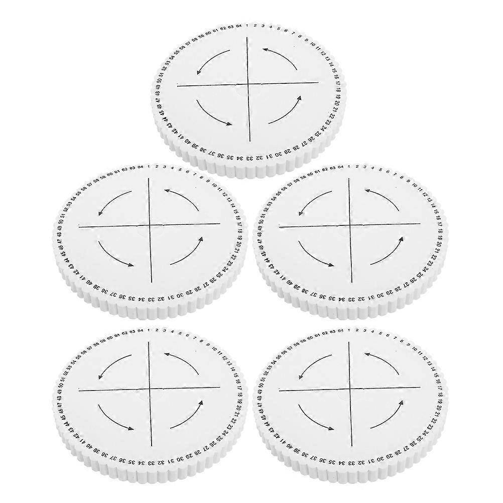 Bracelet Braiding Disk for Kumihimo Weaving 5Pcs Durable Foam Plate