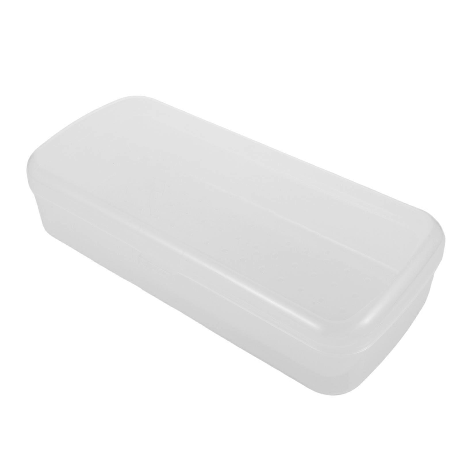 Nail Tool Cleaner Box with Detachable Insert for Manicure Tool Sterilization