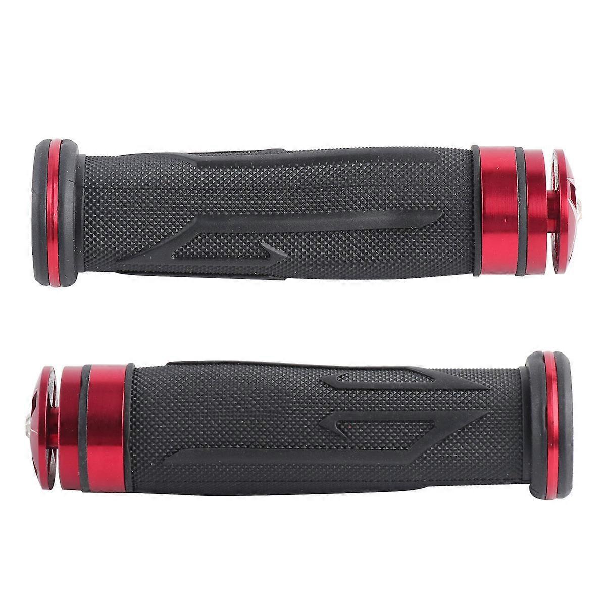 Motorcycle Standard Hand Grips for Vibration Reduction 3Pcs Pair Black