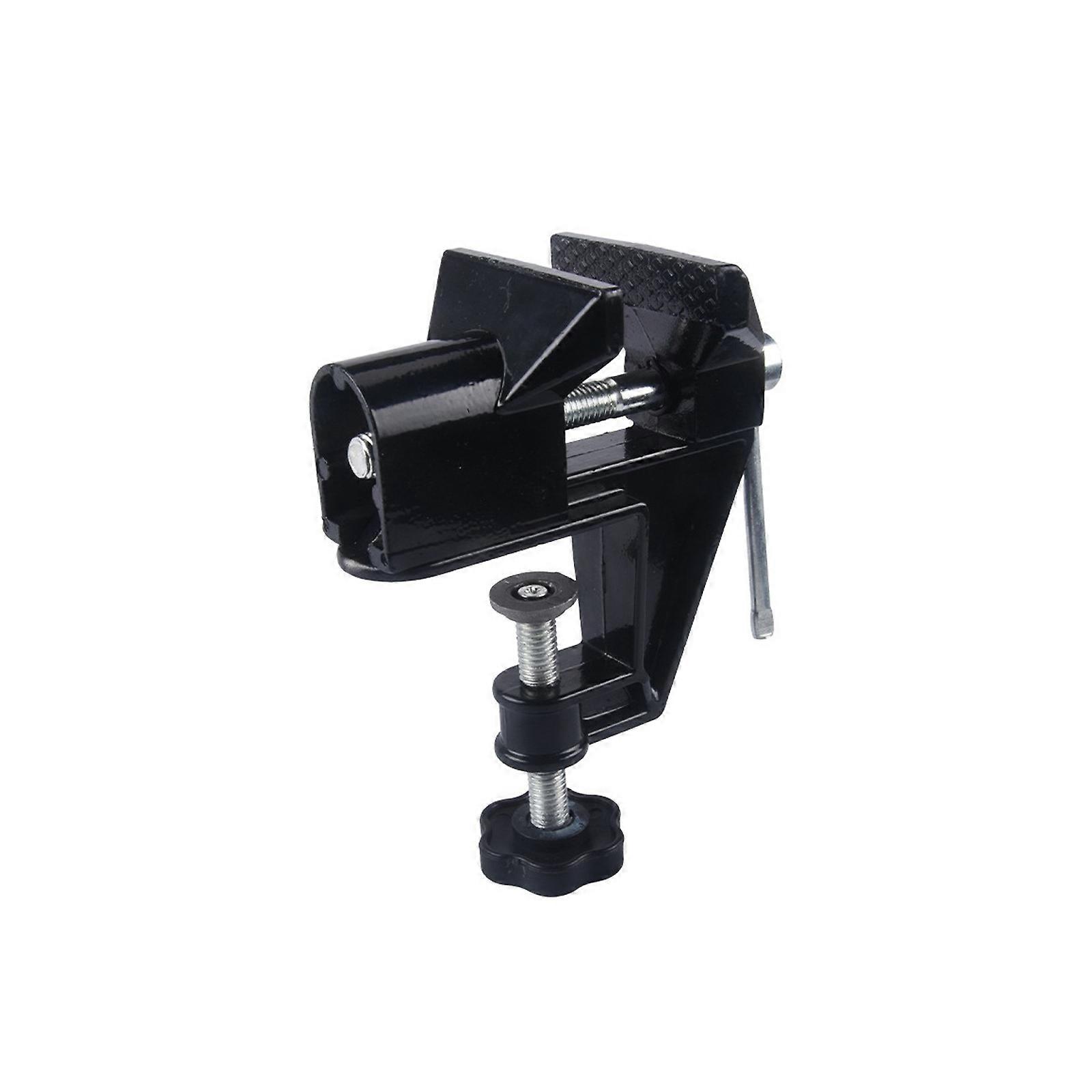 Desktop Clamp Ergonomic Handle Aluminum Mini Table Vise for Laboratory Woodworking Metalworking Tasks in Small Space Multicolor