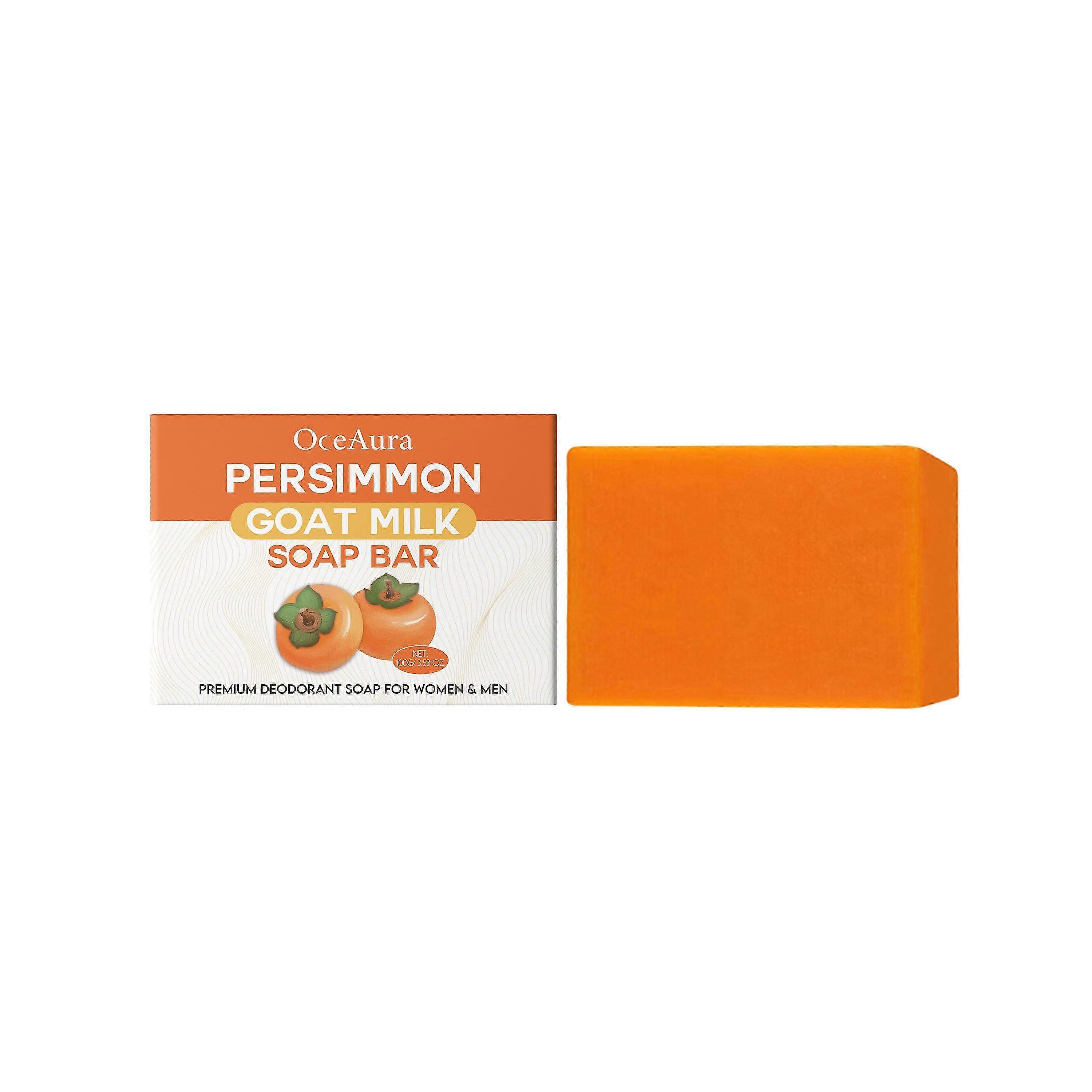 Persimmon Goat's Milk Soap  Gentle, Moisturizing, Fresh Scent, Odor Neutralizer