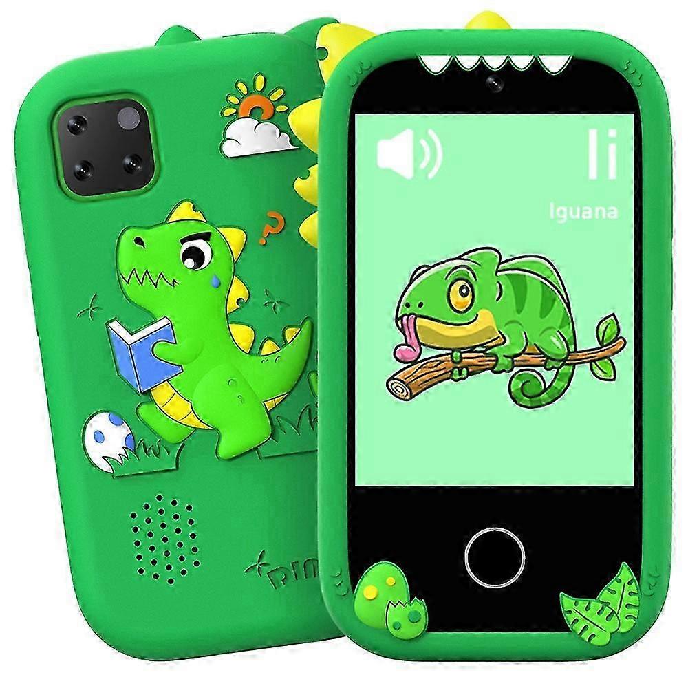 Educational Kids Phone Toy with Camera for Video Recording, Learning Games and 32GB Memory Card
