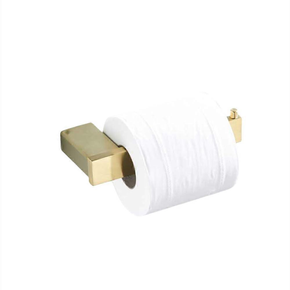 Brushed Gold Bathroom Accessories Set RustResistant Wall Mounted Hardware with Towel Bar and Toilet Paper Holder
