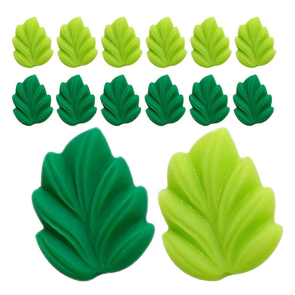 Decorative Leaf Push Pins Resin Wall Thumb Tacks for Office Use 20Pcs