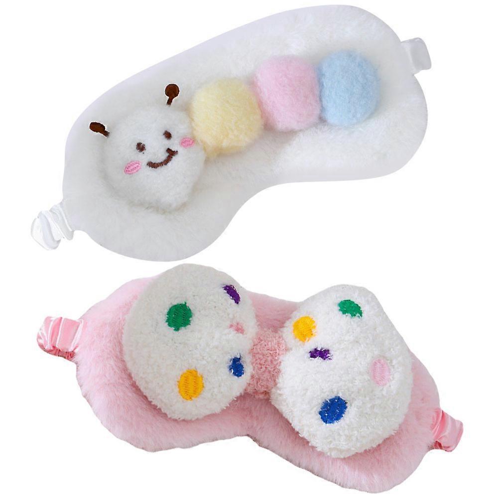 Sleeping Mask Eye Cover for Sleeping with Elastic Strap 10Pcs Set