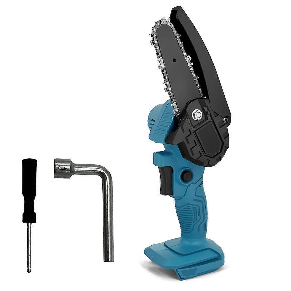 Mini Chainsaw 4/6 IN Woodworking with Small Handheld Electric Logging Sawzall Mini Chainsaw for Makita 21V Battery (No Battery)