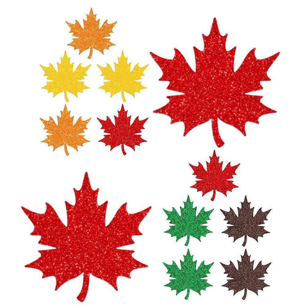 20pcs Writeable Maple Leaves Cards for Thanksgiving Party Decoration and Personal Messages Multi