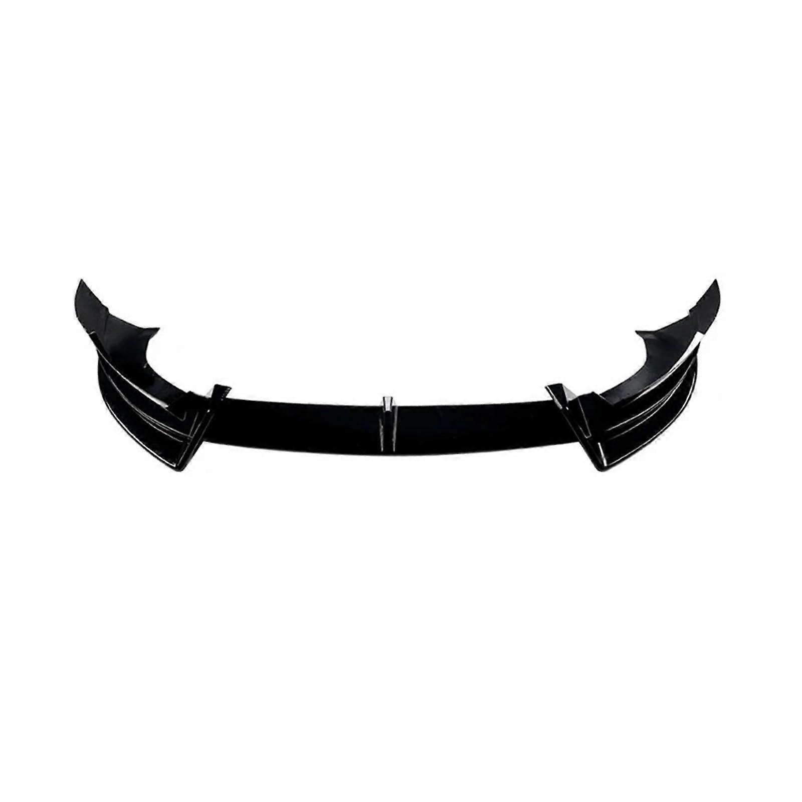 Front Bumper Lip Splitter Spoiler Glossy Black ABS Aerodynamic Diffuser for Tesla Model Y Juniper 2024