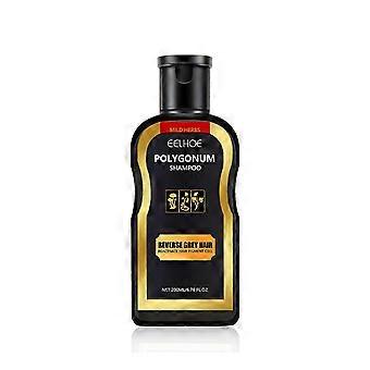 Revitalizing Polygonum Multiflorum Shampoo with Ginseng & Ginger  Nourishes, Moisturizes, and Refreshes Scalp for Healthy, Vibrant Black Hair  200ml
