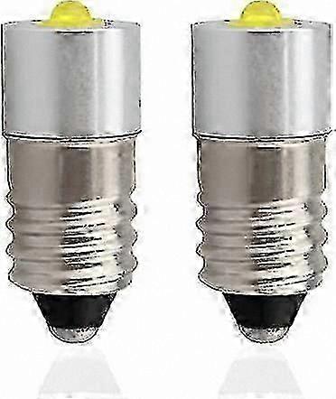 E10 LED Bulb 6-24V 3W 200lm Warm White, 2 Pack