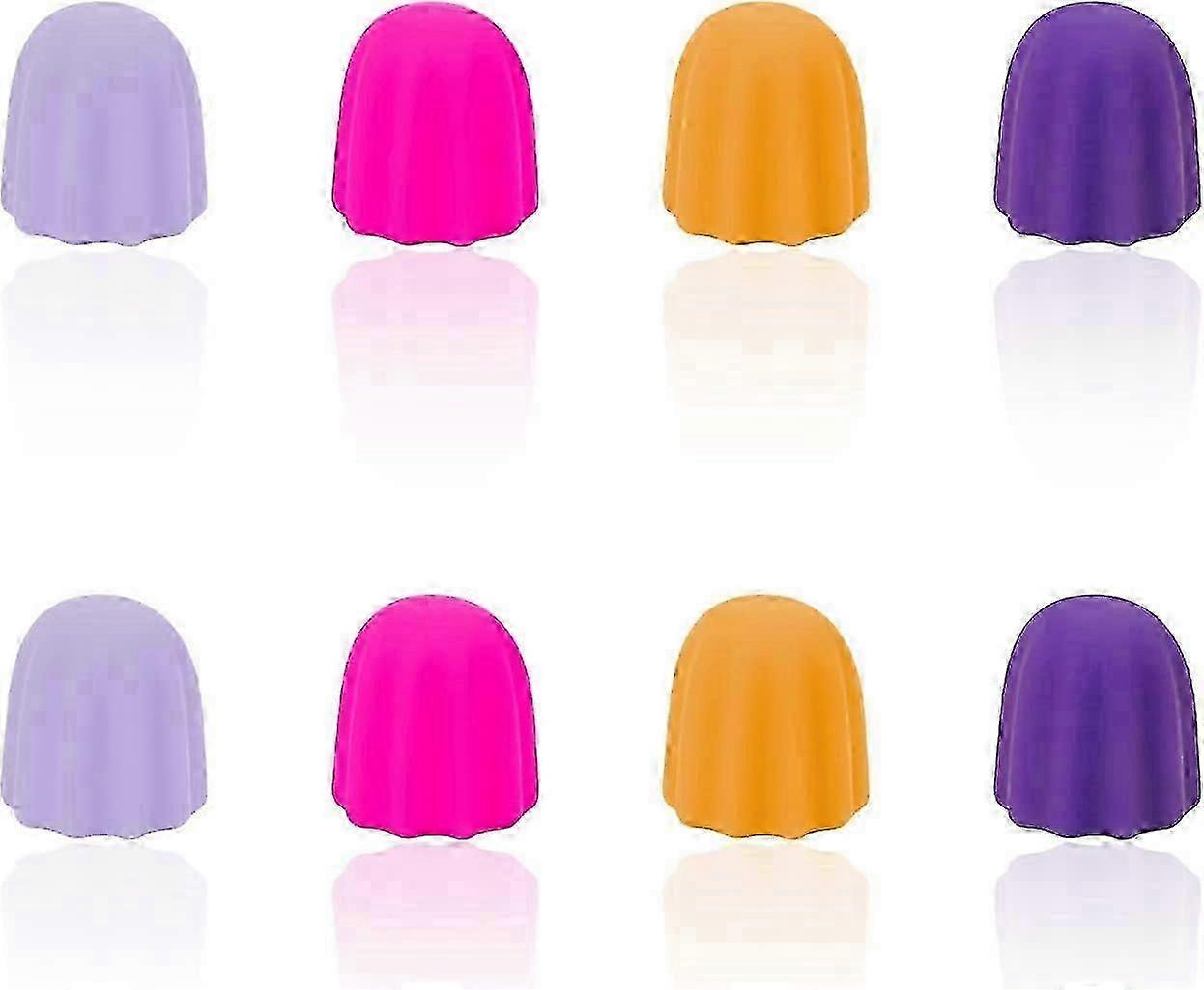 8-pack Silicone Toothpaste Caps - Self-sealing, Reusable