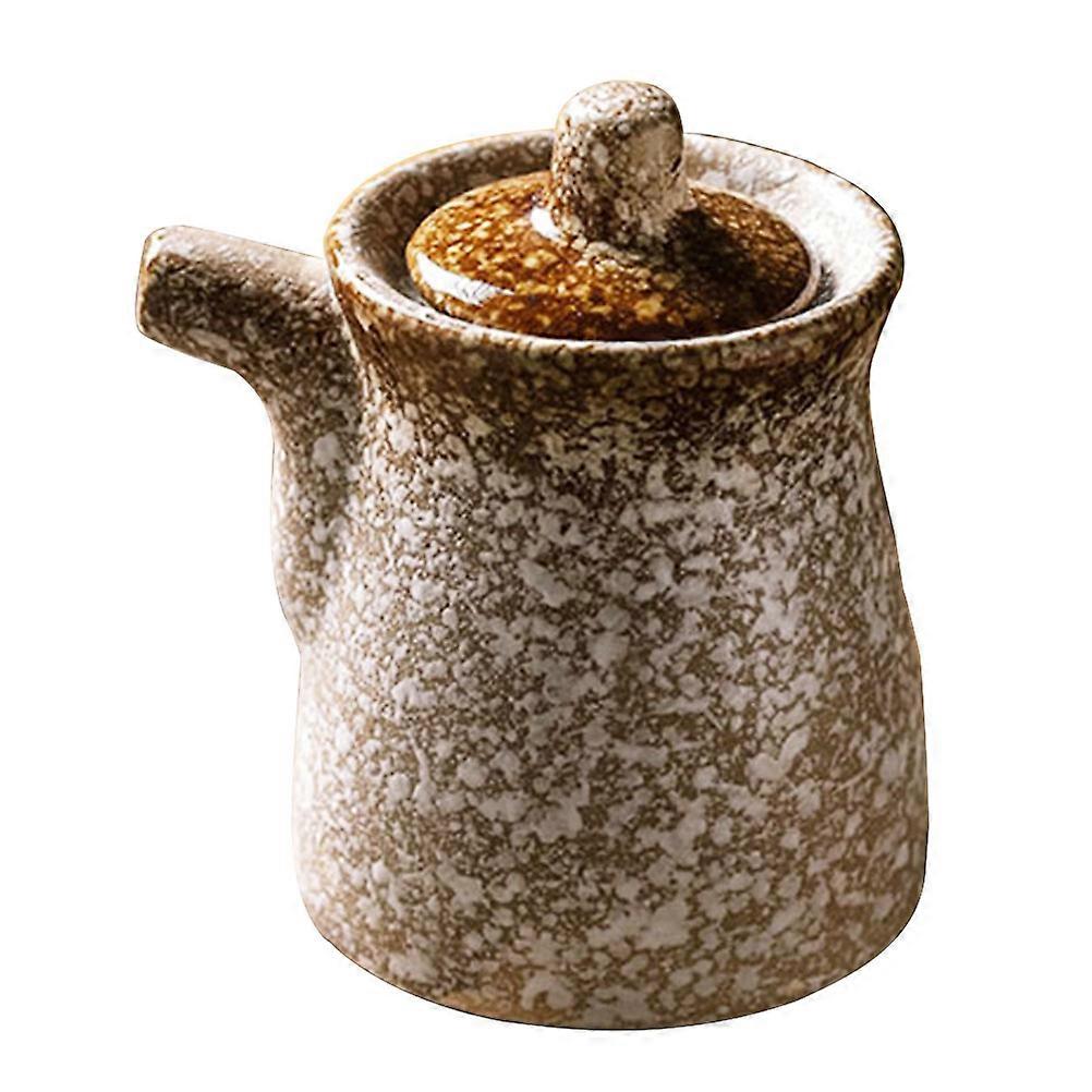 Condiment Jar for Kitchen 1Set Square Ceramic Assorted Color for Oil Storage