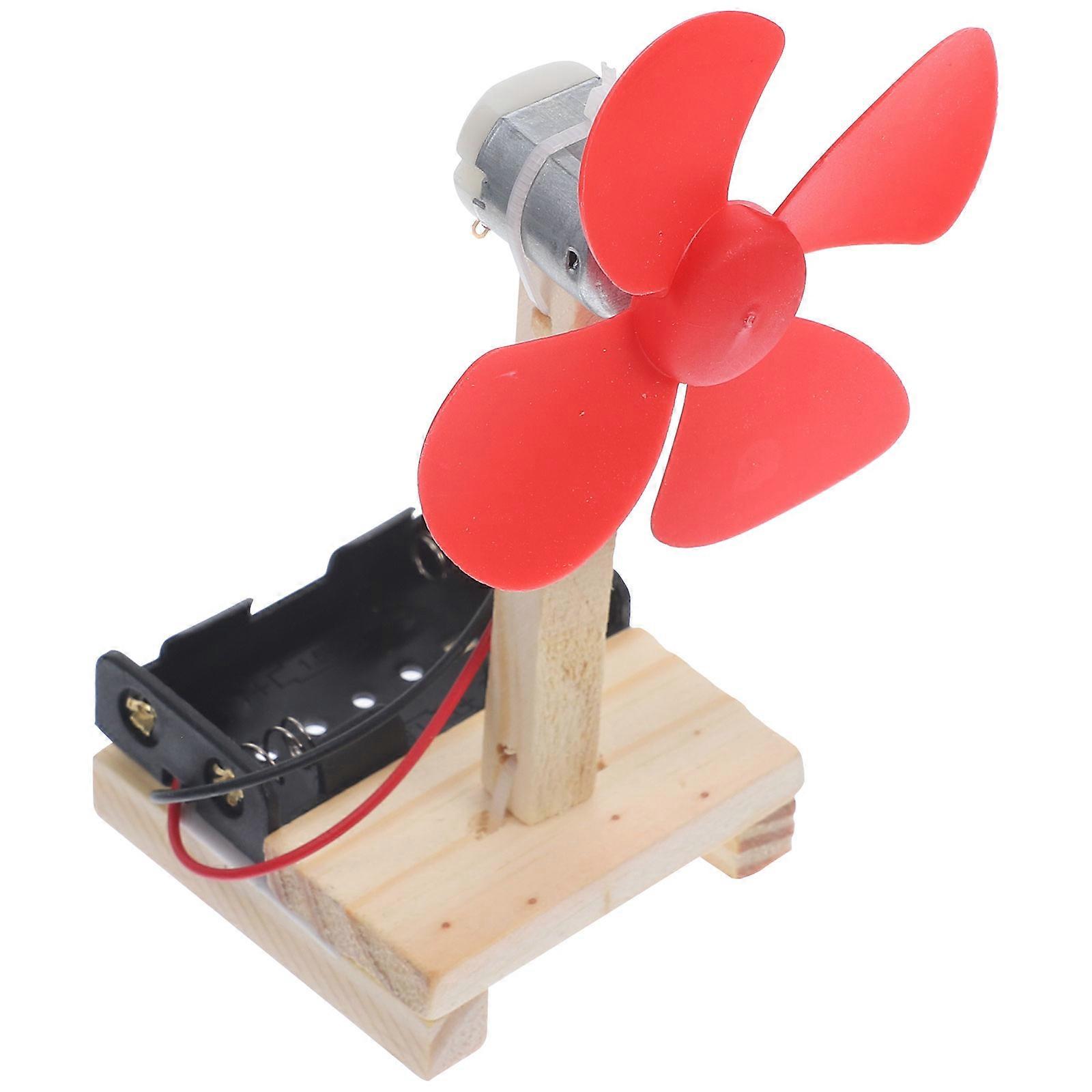 Simple Science Experiment Kit Electric Fan Toy for DIY Use 1Set