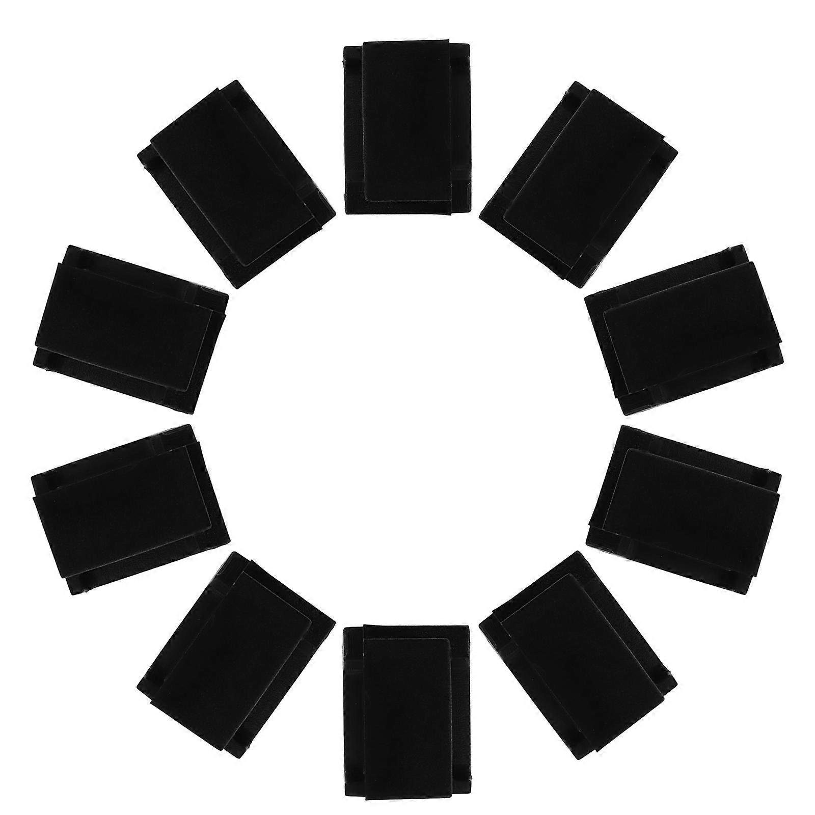 Electric Wire Clips Adhesive Cable Clamp for Fixation 60Pcs Black