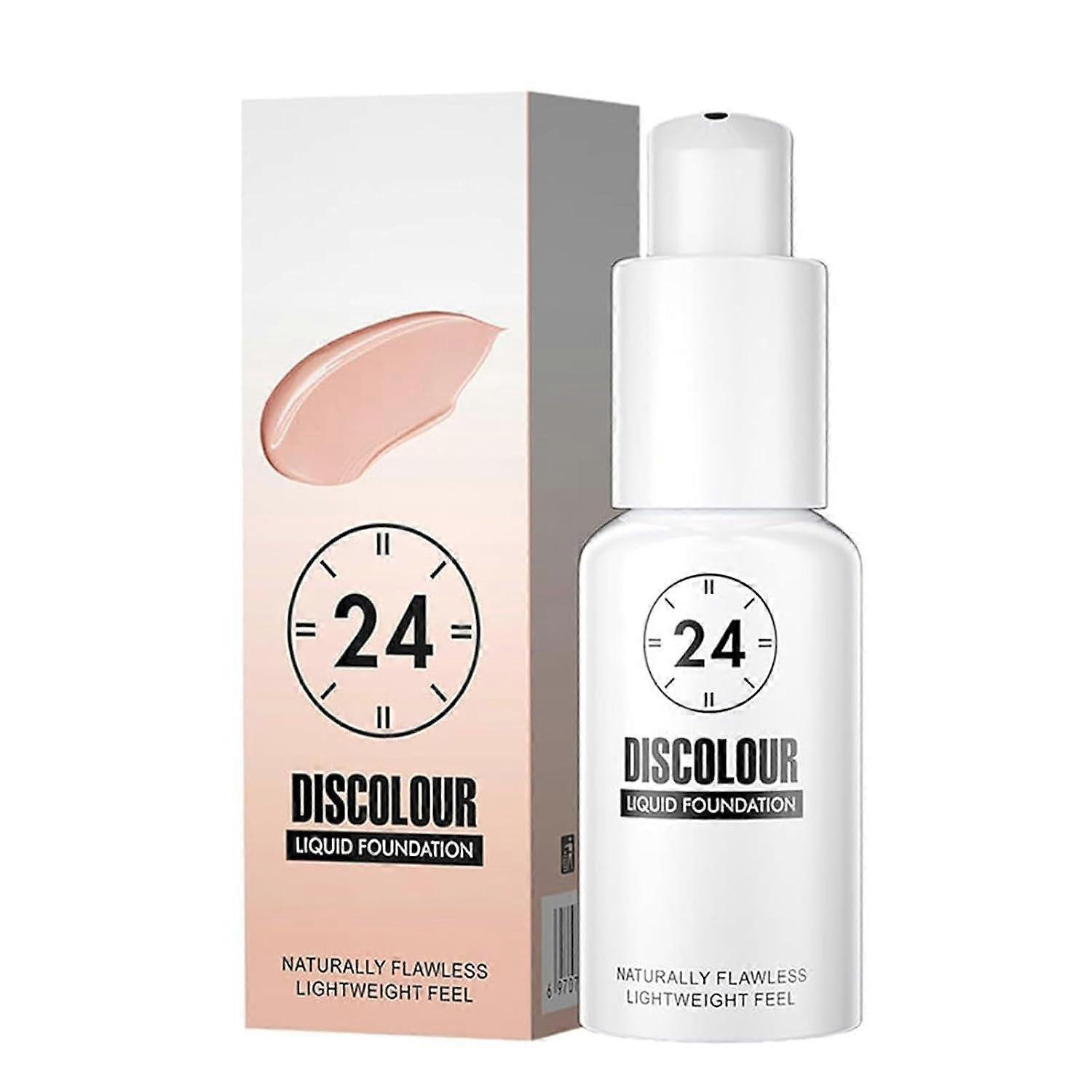 Color Changing Full Coverage Foundation with Adaptive Color Technology, Long Lasting Waterproof Hydrating Formula