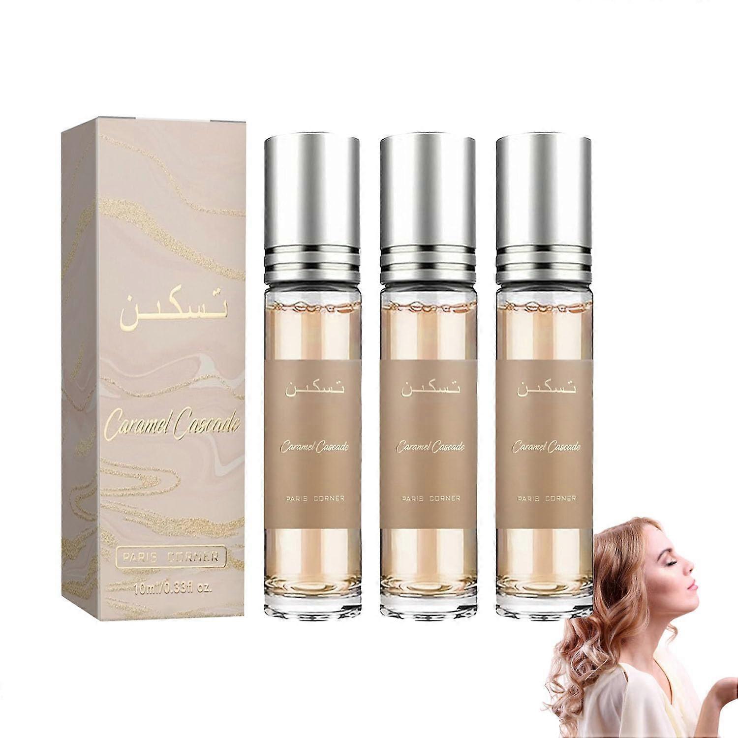 Women's Perfume Set with Longlasting Caramel Scent, Compact Bottle for Versatile Occasion Use