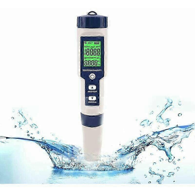2026 Innovative Digital PH Meter, Comprehensive Water Quality Analyzer with TDS EC Measurement and Temperature Function, Multiparameter Water Test Kit