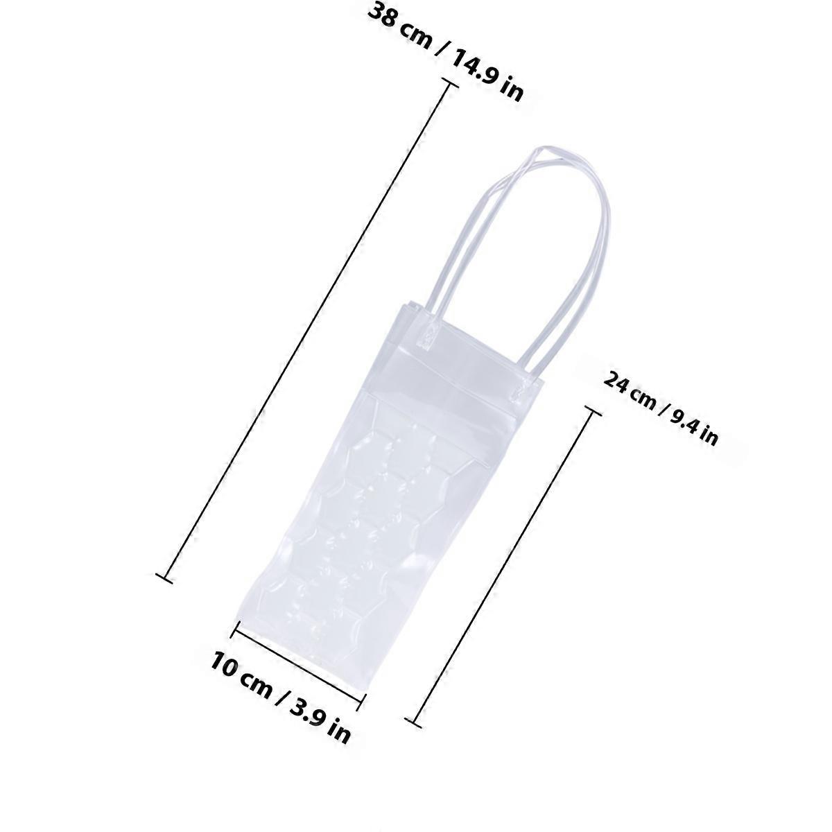Freezer Bag for Cooling Use 750Ml PVC Double-Sided Cooler White