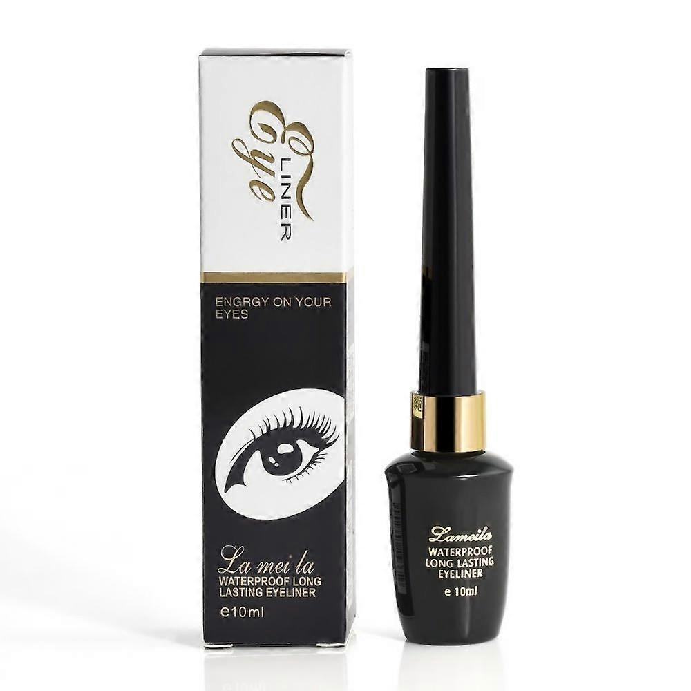 Waterproof Black Liquid Eyeliner Pen with Precise Tip, Long Lasting Smudge Resistant Finish