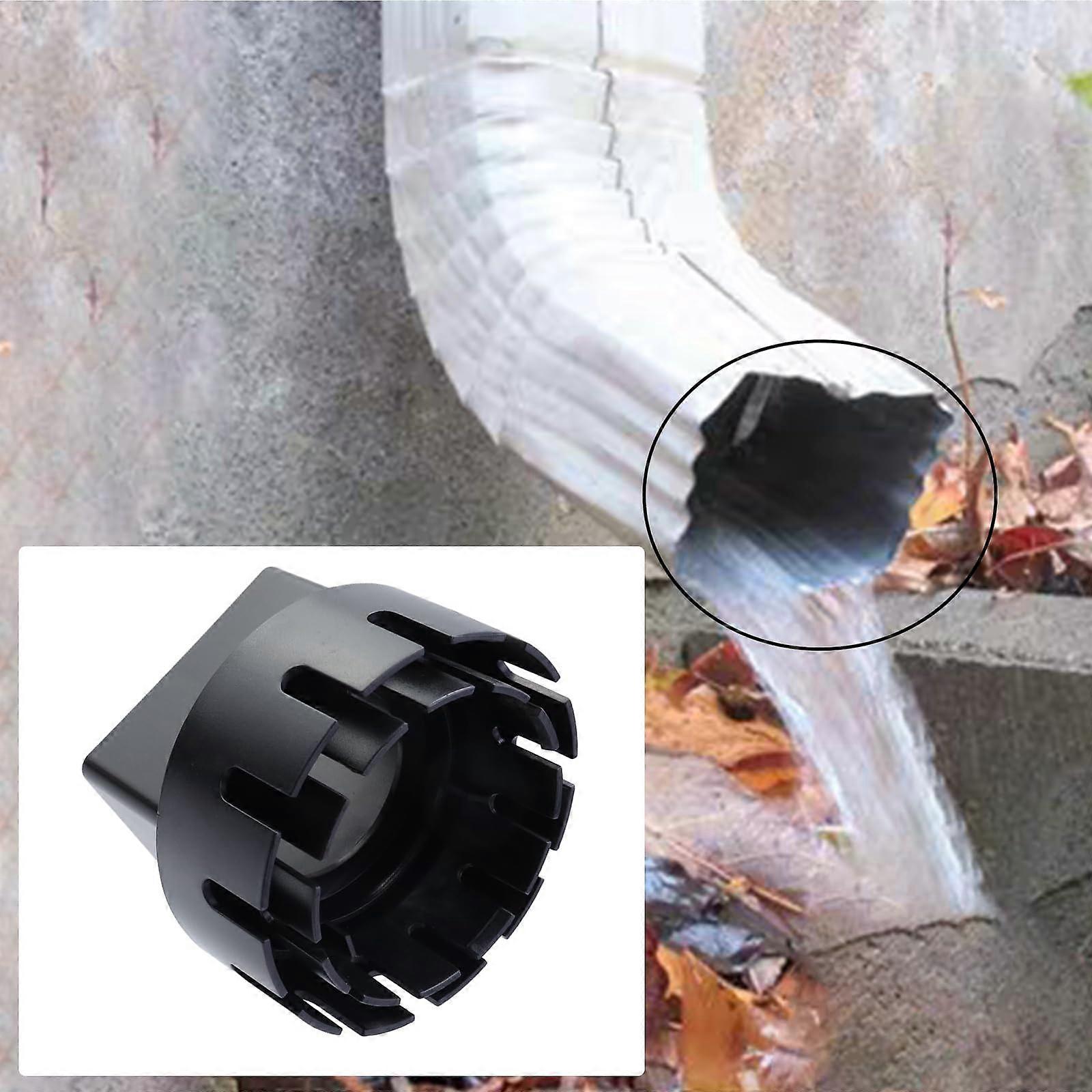 2x3 Inch Drain Pipe Draining Rain Gutter PVC Drain Connector Downspout Adapter