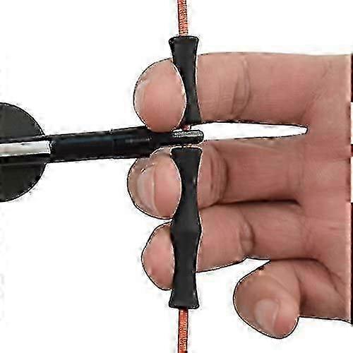 Archery Finger Saver Shooting Hunting Bow String Protector Finger Guards Rubber