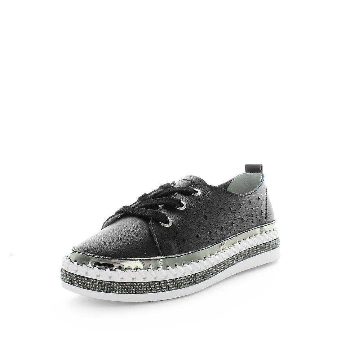 Just Bee Women's Casini Black 38Eu Flats