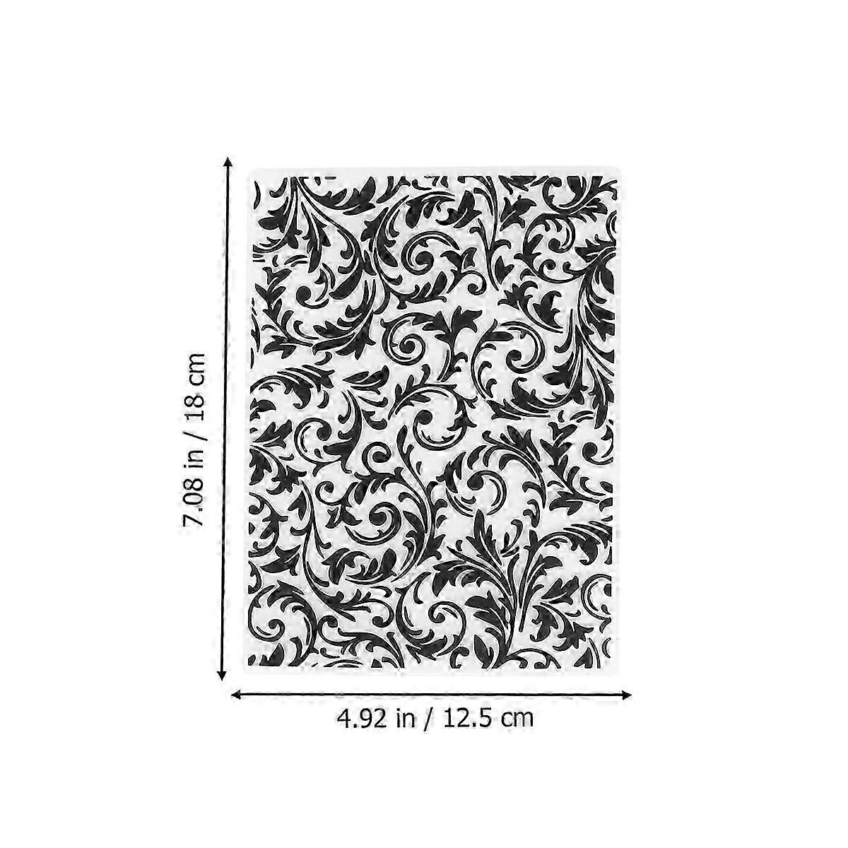 Plastic Embossing Stencil Folder for Decoration 2Pcs DIY Embossing Templates