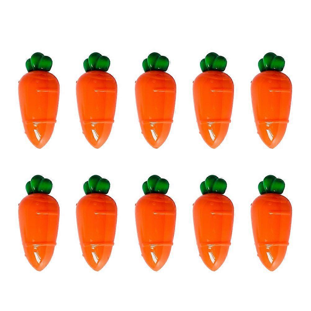 10pcs Imitation Carrot Shape Candy Box Candy Storage Box Gift Package Box
