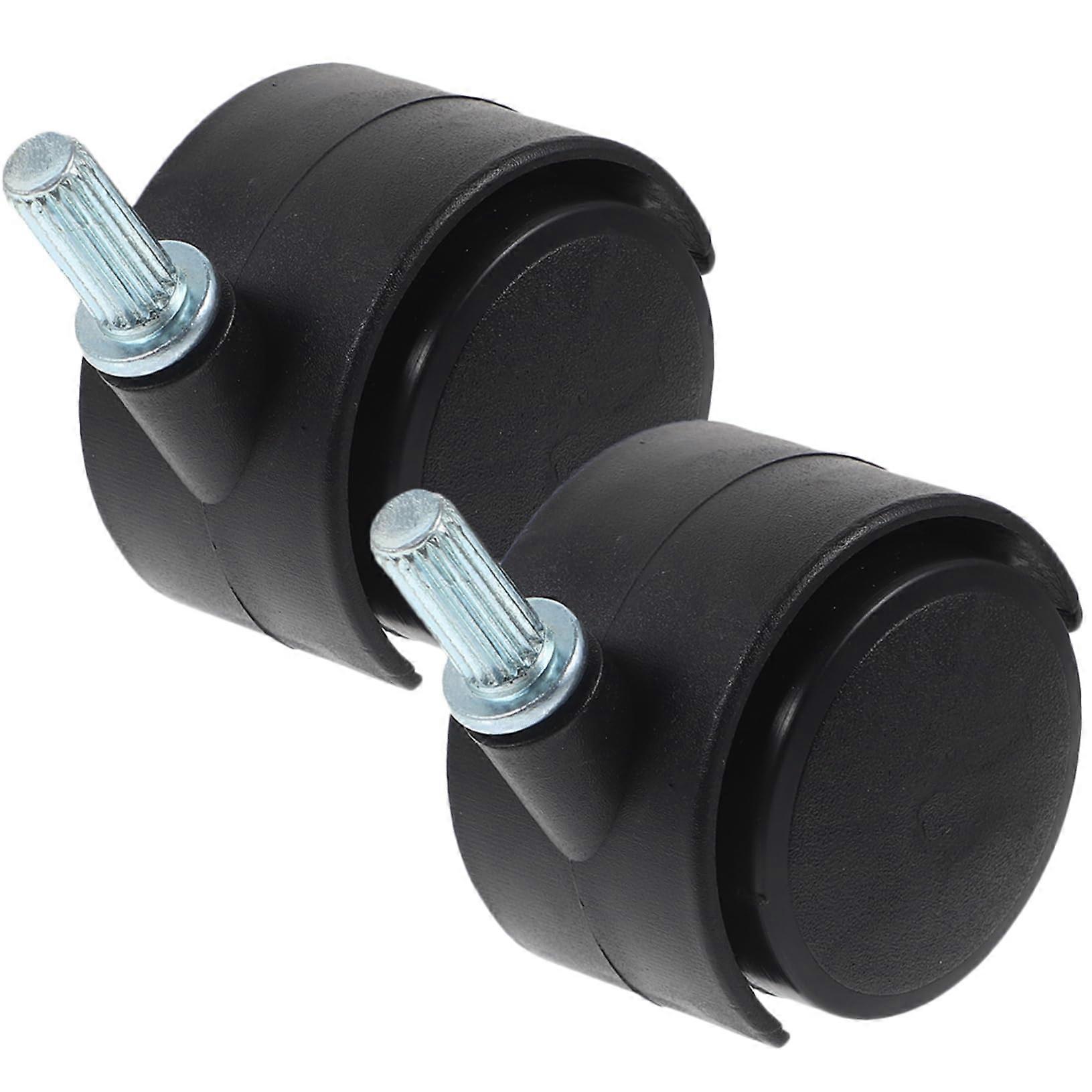 2pcs Caster Wheels Smooth Gliding Replacement for Laundry Rack and Furniture Durable Design