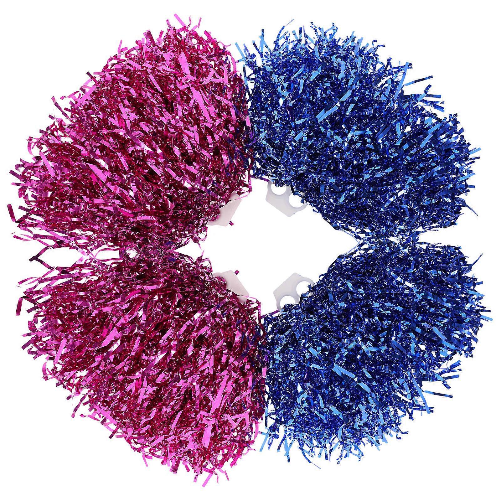 Cheerleading Pom Poms Colorful Use 4Pcs