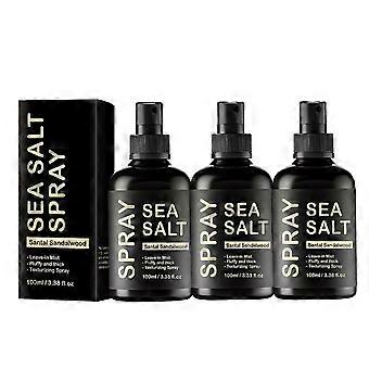1-3X 100ml Sea Salt Sea Salt Hair Spray for Men Hair Texturizing Spray for Volume & Beach Waves, Hair Styling Products