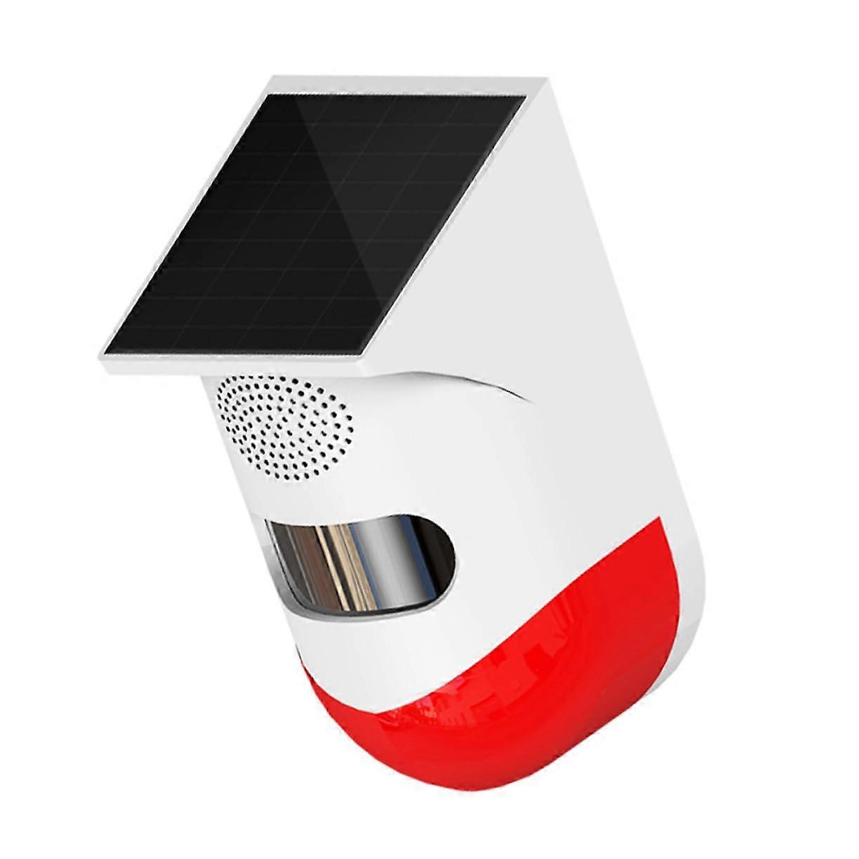 Solar Powered Motion Sensor Alarm with Wireless Outdoor Security for Driveway and Garden