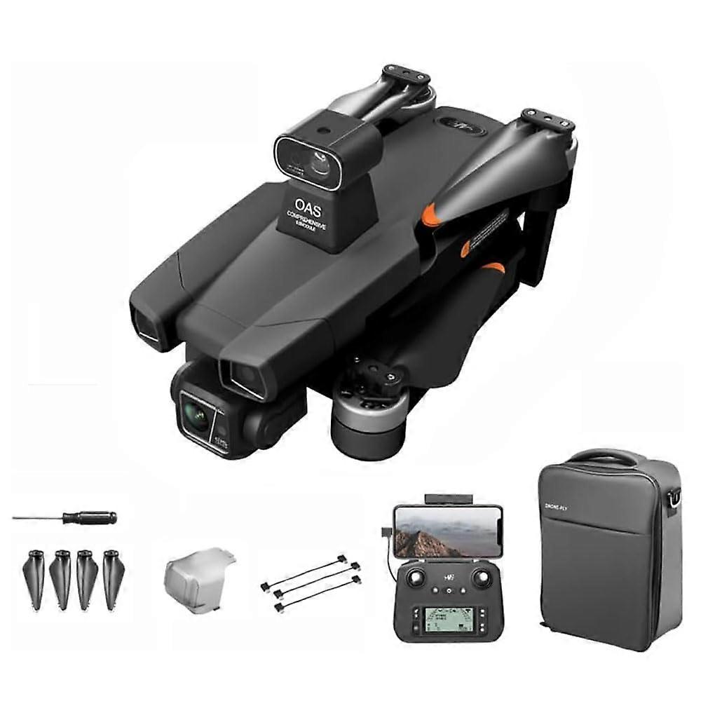 4K HD Camera Drone with Brushless Motor, 3Axis Gimbal, GPS Foldable Quadcopter, 360° Obstacle Avoidance