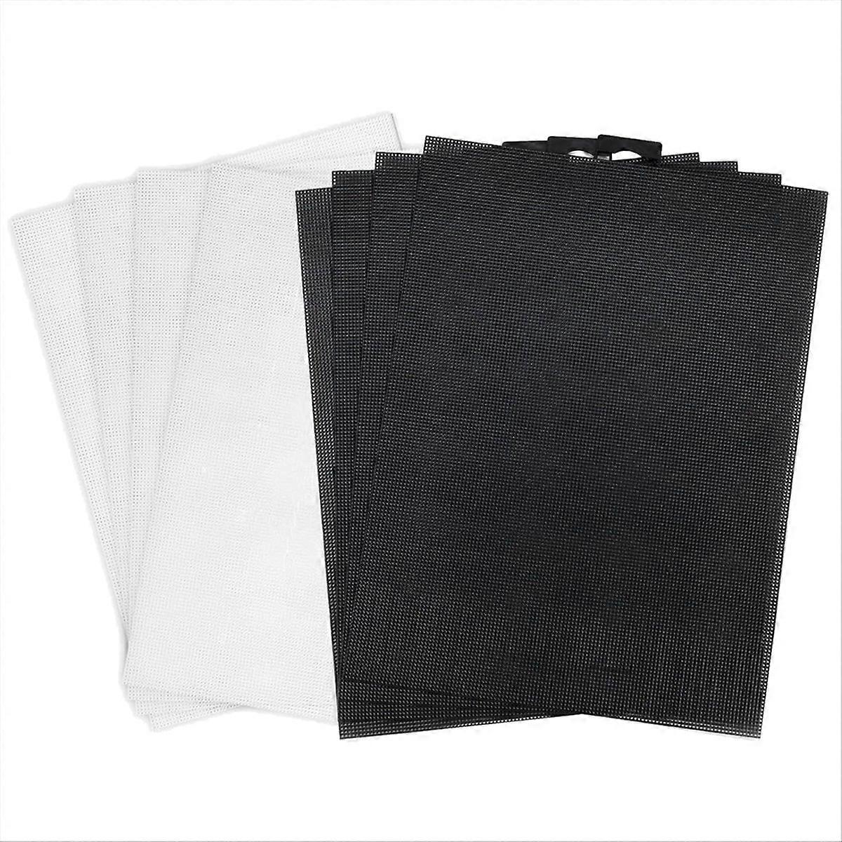 8 Pcs 14 CT Plastic Mesh Canvas Sheets Plastic Mesh