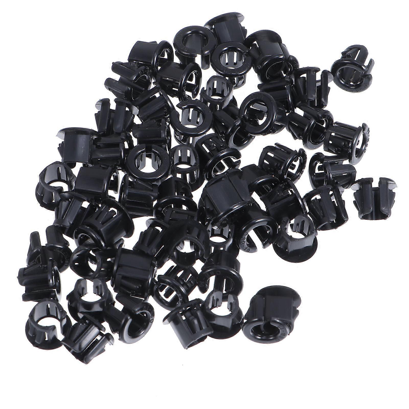 Cable Hose Snap Black Grommet for Cable 200Pcs Nylon Protective Grommet