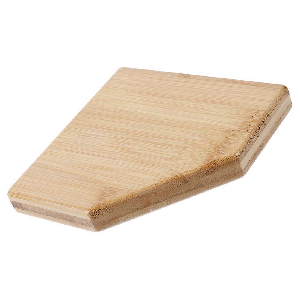 Corner Rack Bamboo Wall Mounted Shelf for Display Storage 2Pcs