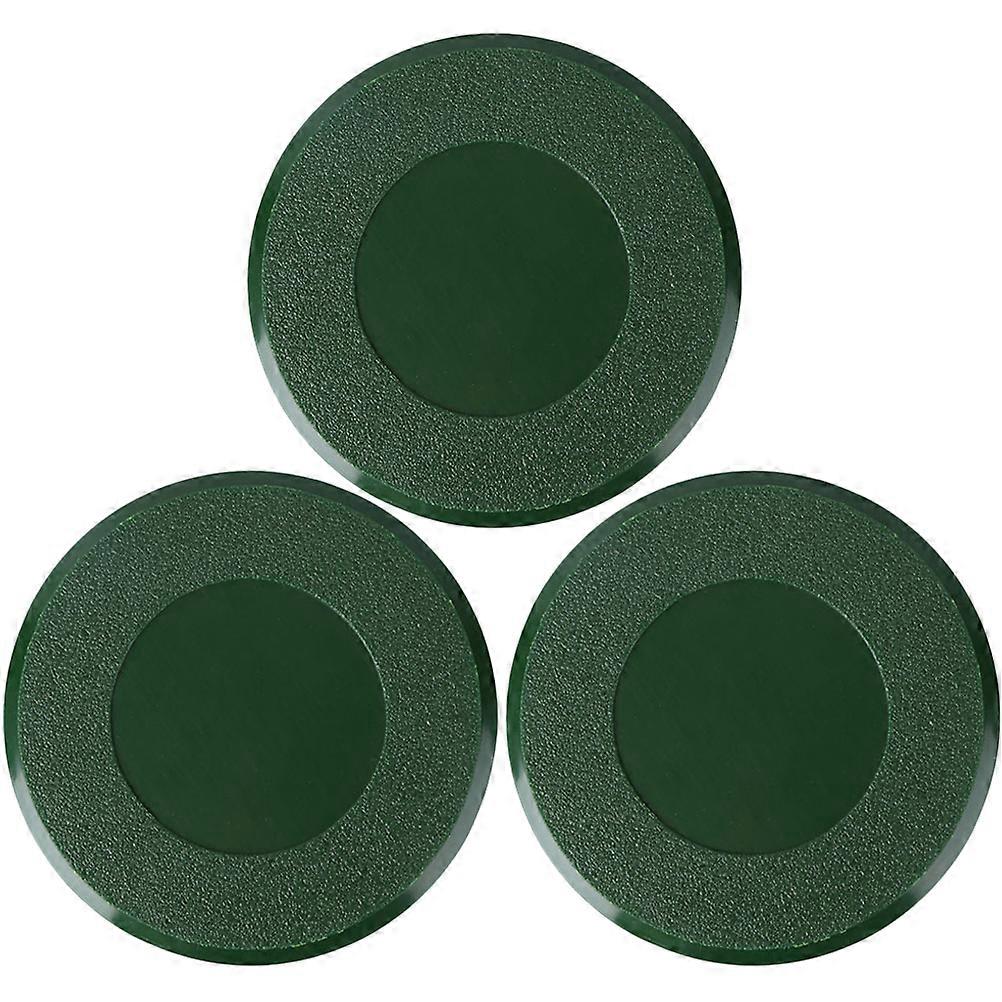 Golf Plastics Push Rod Cup Cover 3Pcs Green Golf Practice Accessories
