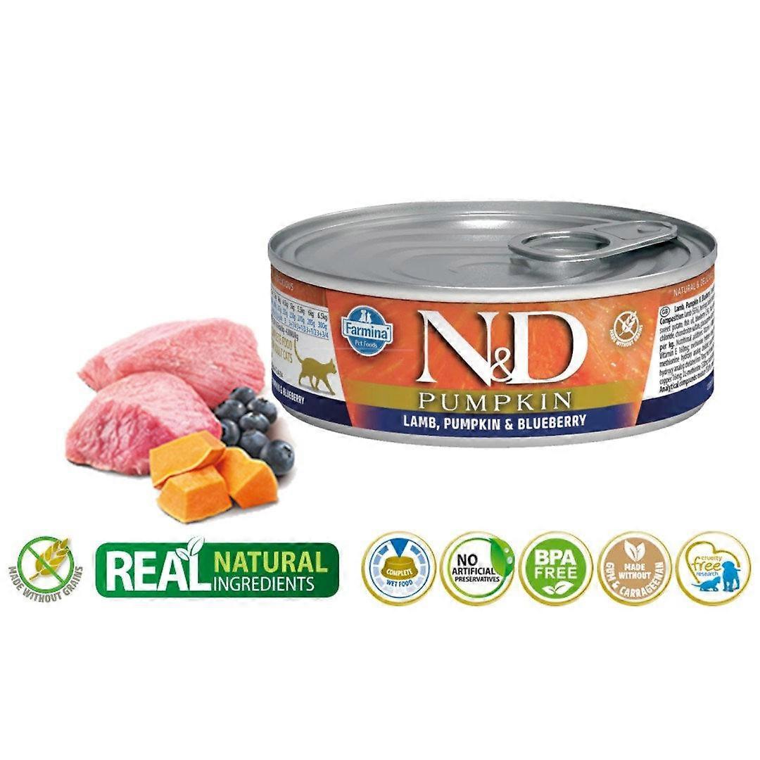 Farmina N&d Katt Lamm & Pumpa & Blåbär 70g