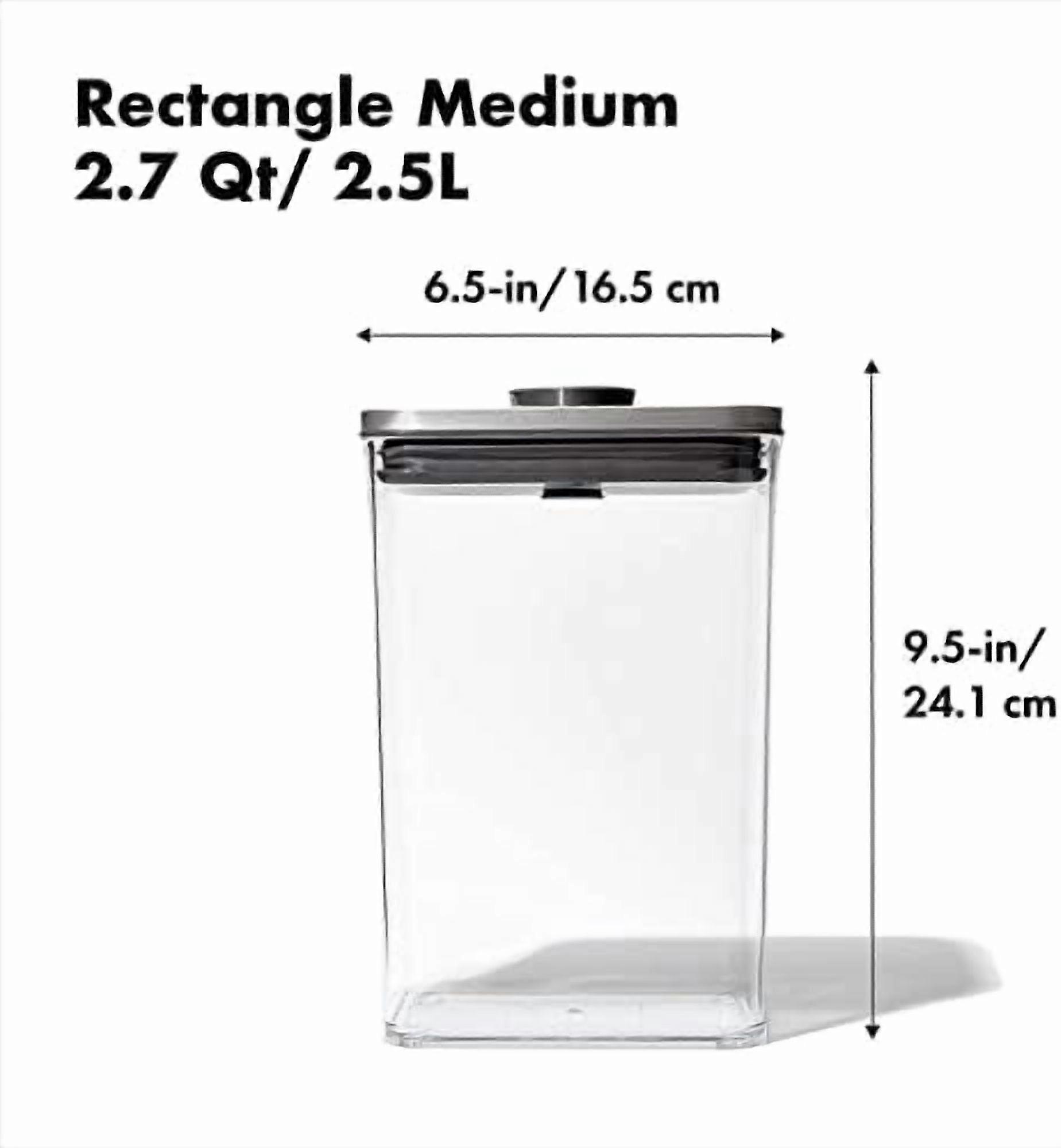 STL POP RECTANGLE MEDIUM - 2.7 QT/2.6 L
