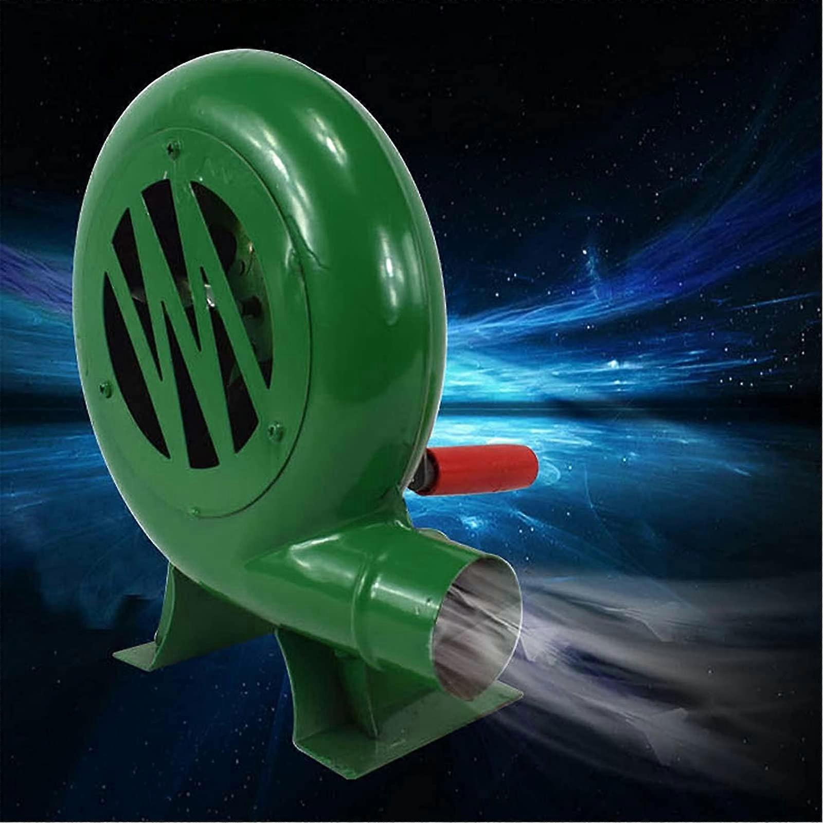 200W Manual Hand Crank Forge Blower for Blacksmithing and BBQ Cooking Camping