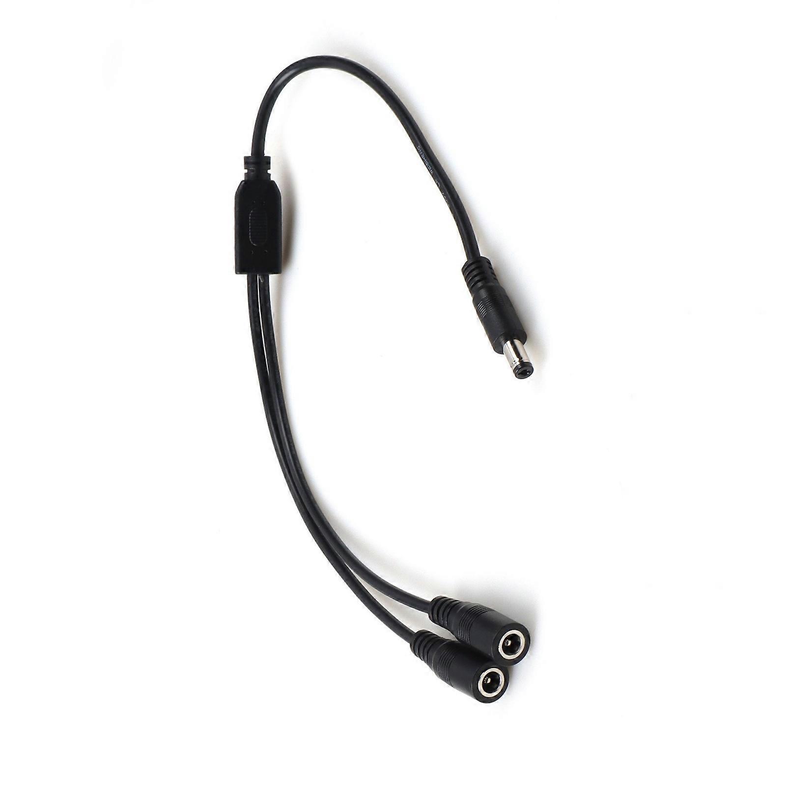 2A 5521 Power Distribution Cable 5.5x2.1mm Input To Multiple Outputs For Security System Printer Lighting Multicolor