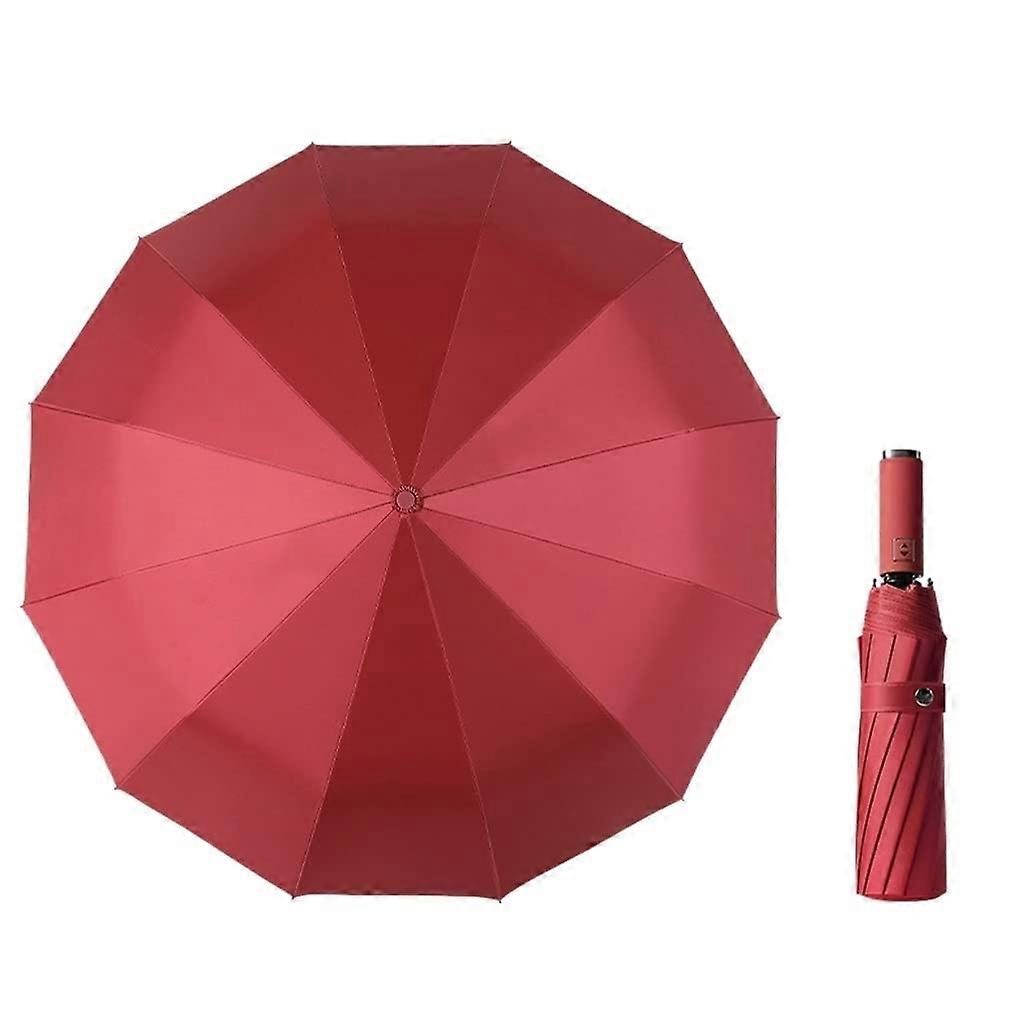 Automatic Windproof Compact Travel Umbrella for Men with WindResistant Frame and NonSlip Handle