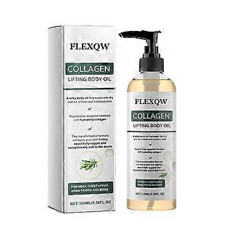 Collagen Lifting Körperöl (100 ml) Feuchtigkeitsspendende Anti-Aging-Pflege für faltige Haut, Körperöl nach dem Duschen für Hals, Dekolleté, Arme und Oberschenkel