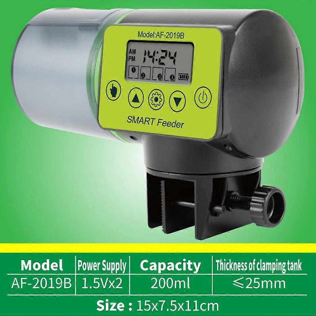 Automatic Fish Feeder Aquarium Digital Fish Tank Electric Plastic Timer