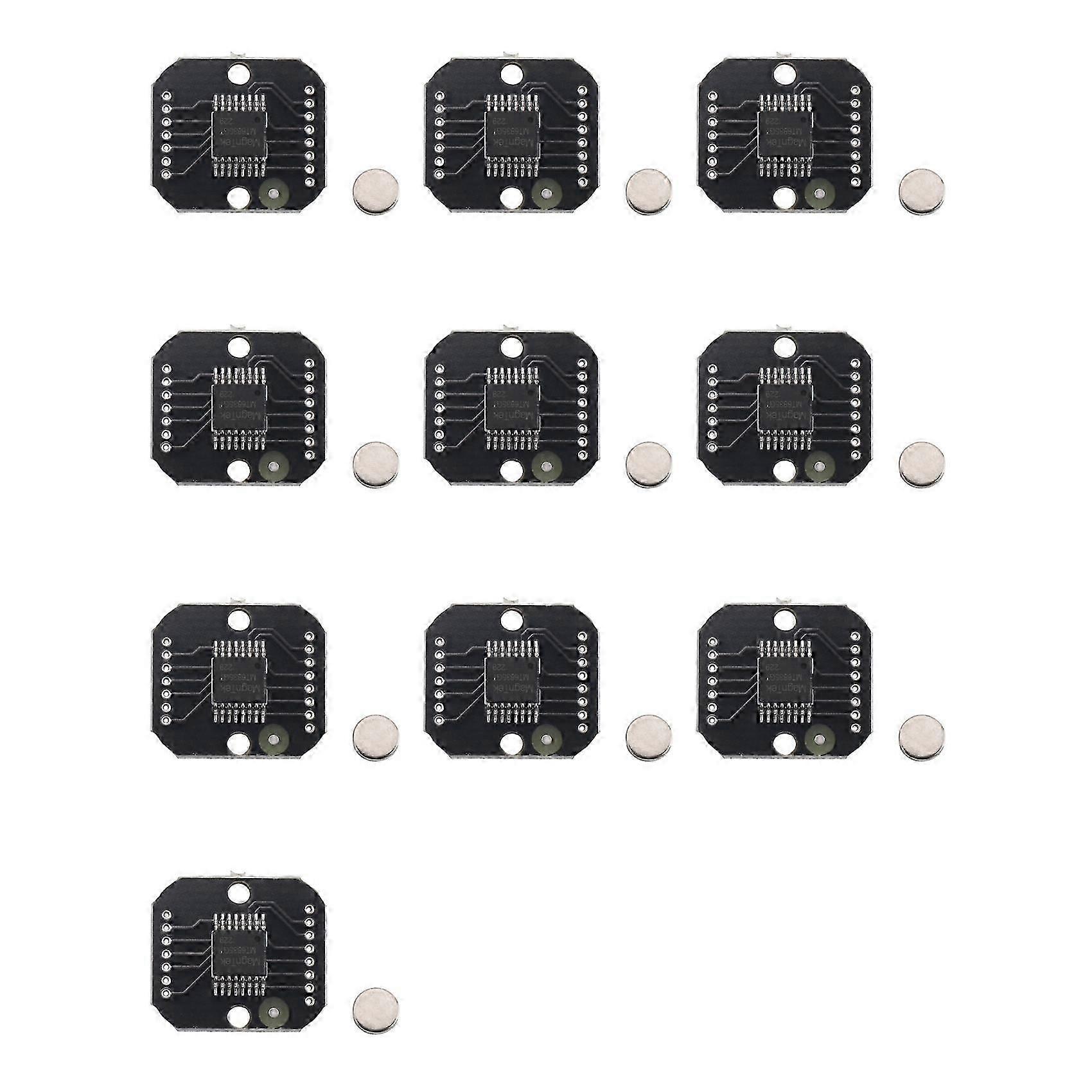 10X MT6835 Magnetic Encoder Module PWM/SPI Brushless Motor 21BIT Encoder Can Replace AS5048