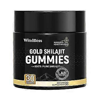 2025 Nutrition Gels & Chews Gold Shilajit Gummies 30 Count for Men Women