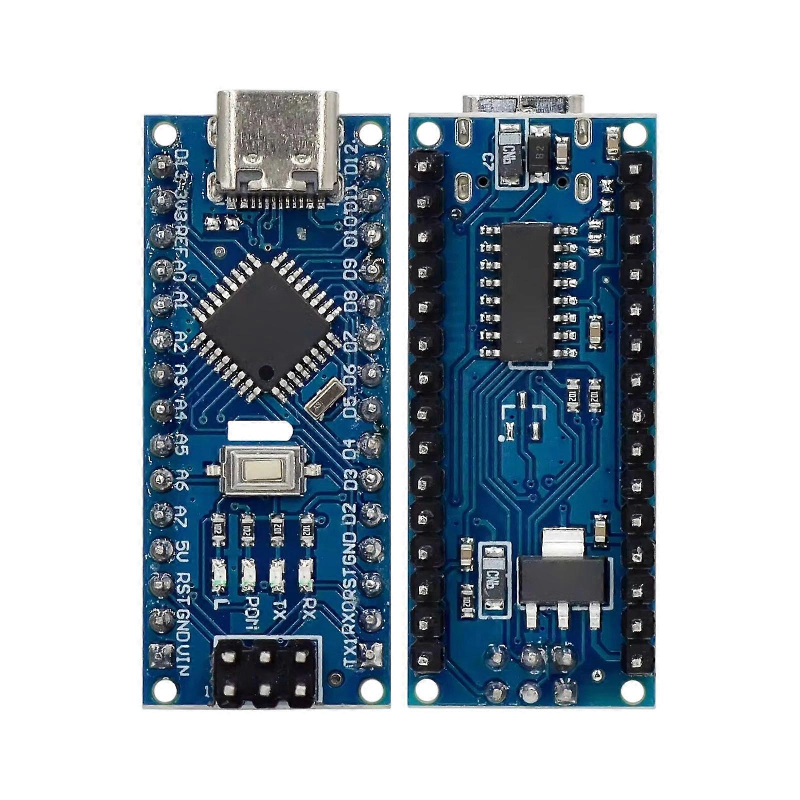 Small Form Factor ATMEGA328P Development Board 7V 12V Power Supply For Embedded Systems Multicolor