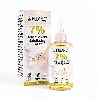 Gesichtswasser mit 7 % Glykolsäure, ölregulierend, porenverfeinernd, feuchtigkeitsspendend, aufhellend und hauterneuernd für fettige und Mischhaut, 240 ml