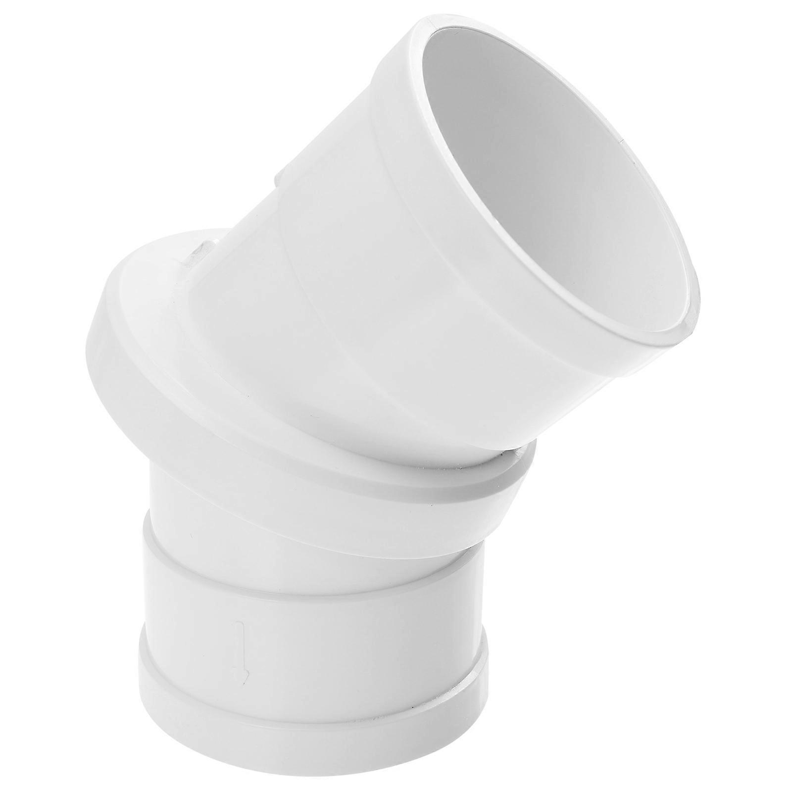 1pc Adjustable Angle Pipe Connector 360-Degree Joint Elbow Pipe Fitting PVC Pipe Fitting